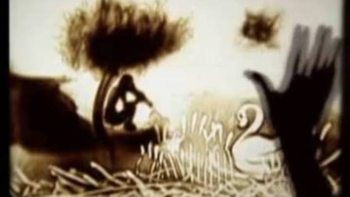 Fleeting Art in Sand