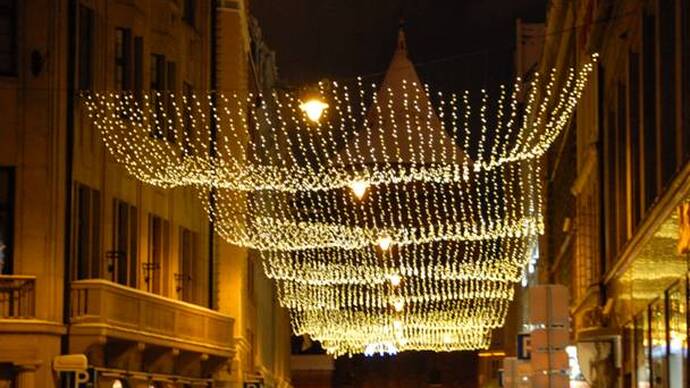Riga a Few Hours Before the New Year