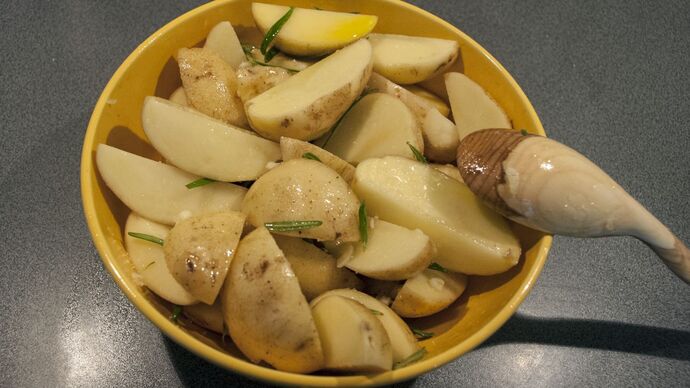 New Potatoes with Rosemary