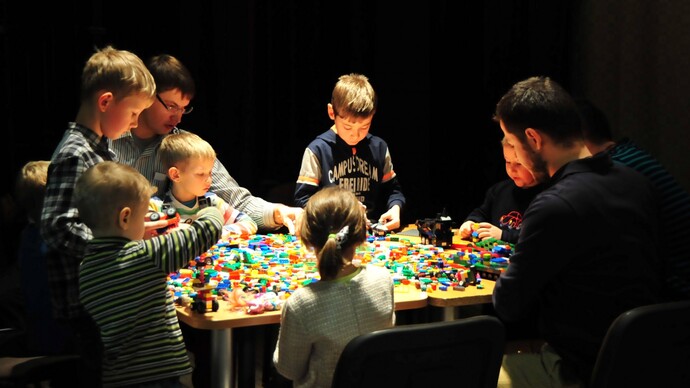 Big LEGO Play Day in Salaspils