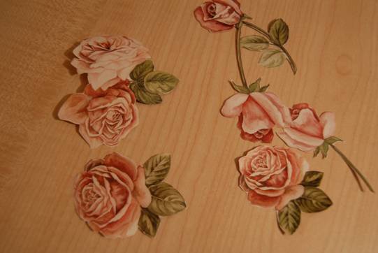 Decoupage, Kapsel, Vintage