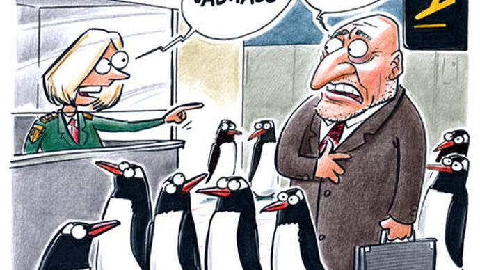 Friday Observation. Godmanis's Penguins