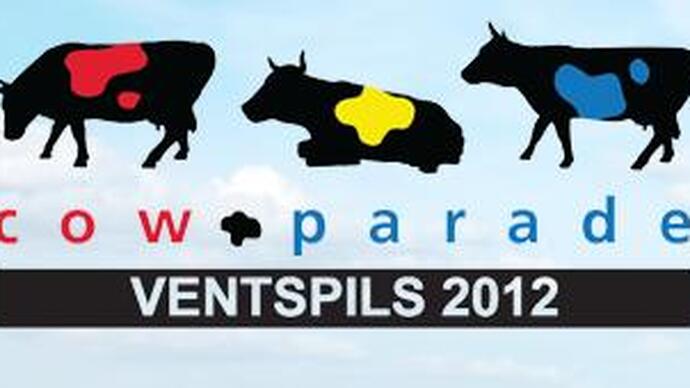 Cow Parade 2012 in Ventspils