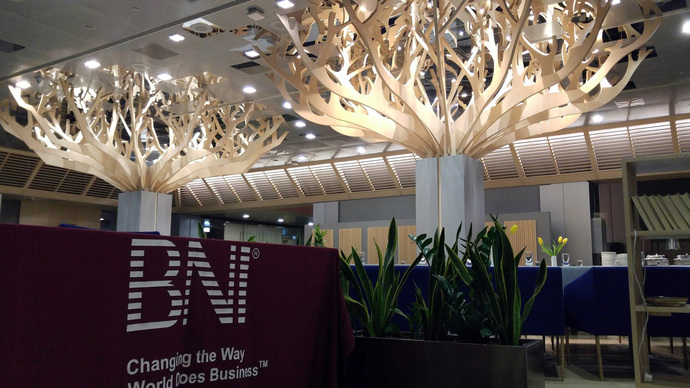 The BNI Vivaldi Launch Event at the Gaismas Pils Restaurant in Klīversala