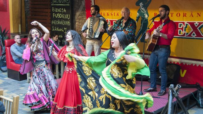 Roma Concert at the Tex-Mex Courtyard